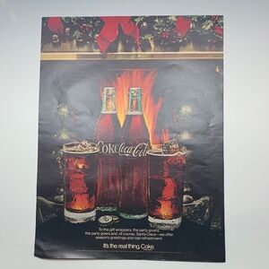 Vintage Look Magazine De 29, 1970 Coca Cola Festive Beverage advertisement